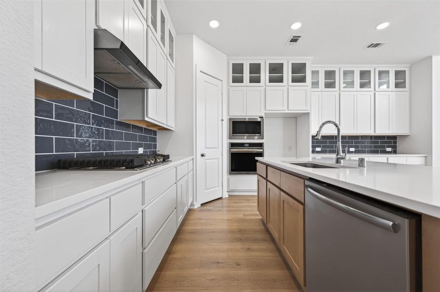 Furnished interior view inside a new home in , Cypress (Image 4).