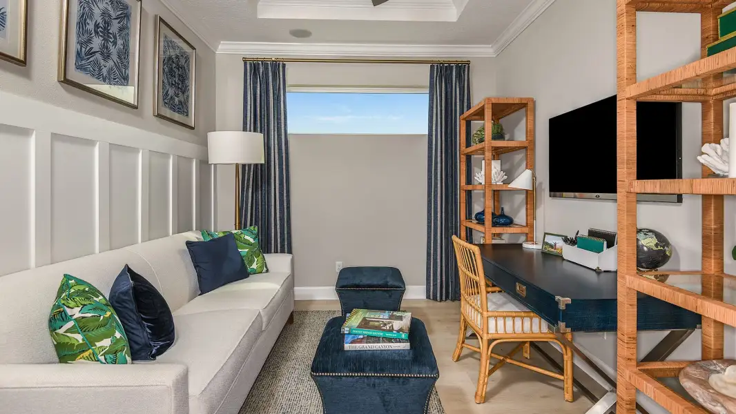 Furnished interior view inside a new home in Esplanade at Azario Lakewood Ranch, Bradenton (Image 21).