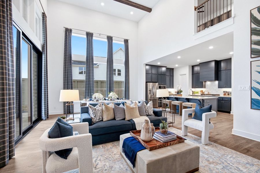 Representative Family Room - some options shown Representative Family Room - some options shown