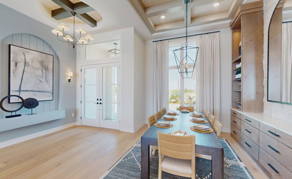 Furnished interior view inside a new home in Palmera, Venice (Image 32).