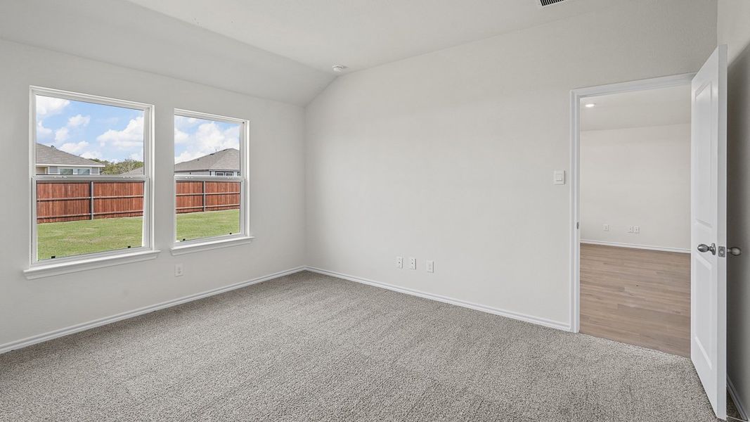 Representative unfurnished interior of a home built from the Elgin by D.R. Horton in Oak Valley Estates, Bullard (Image 8). Representative unfurnished interior of a home built from the Elgin by D.R. Horton in Oak Valley Estates, Bullard (Image 8).