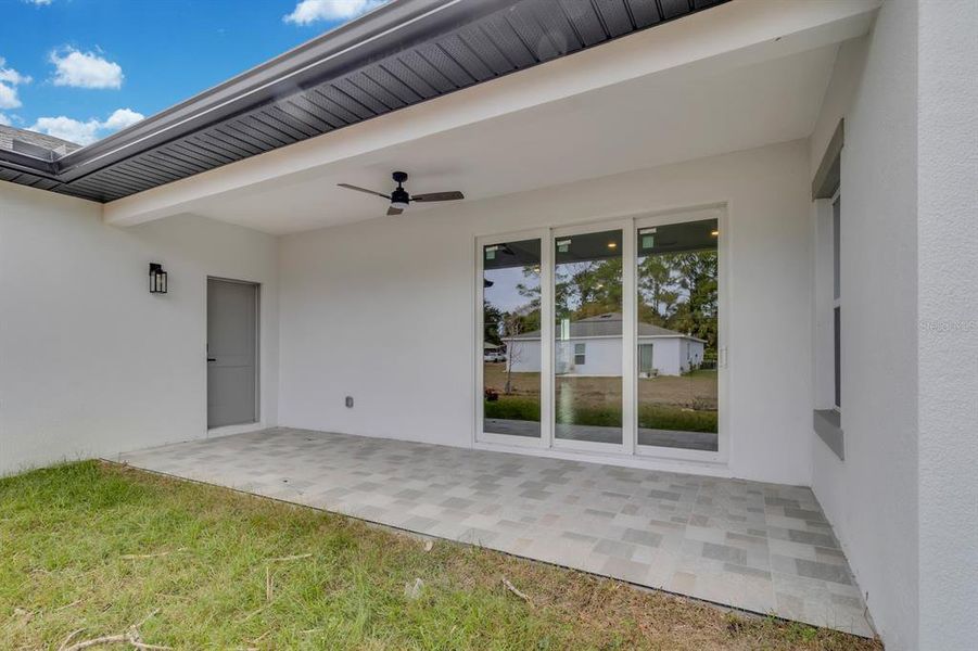 Exterior details and patio area of a home in , Palm Bay (Image 19). Exterior details and patio area of a home in , Palm Bay (Image 19).