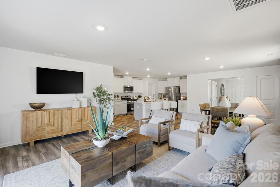 Representative photos of model home