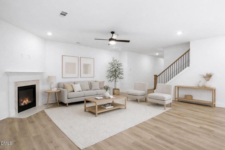 Minimalist living room with neutral tone Minimalist living room with neutral tone