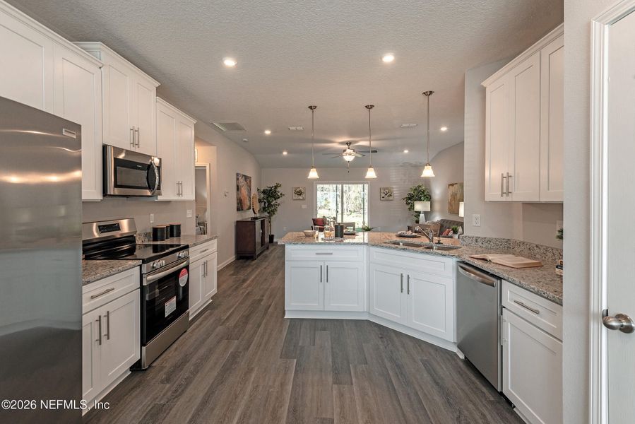 Furnished interior view inside a new home in , Jacksonville (Image 26).