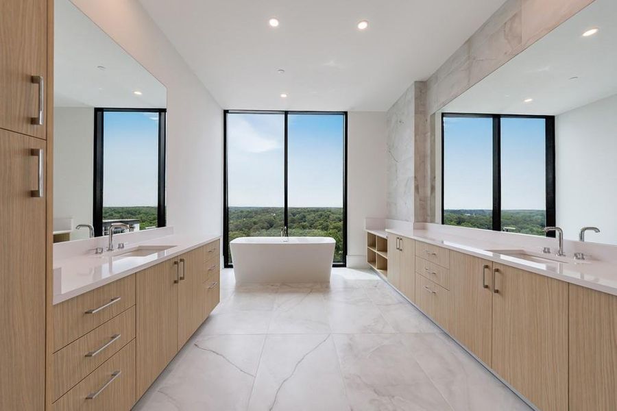 Furnished interior view inside a new home in The Dillon Buckhead, Atlanta (Image 5).