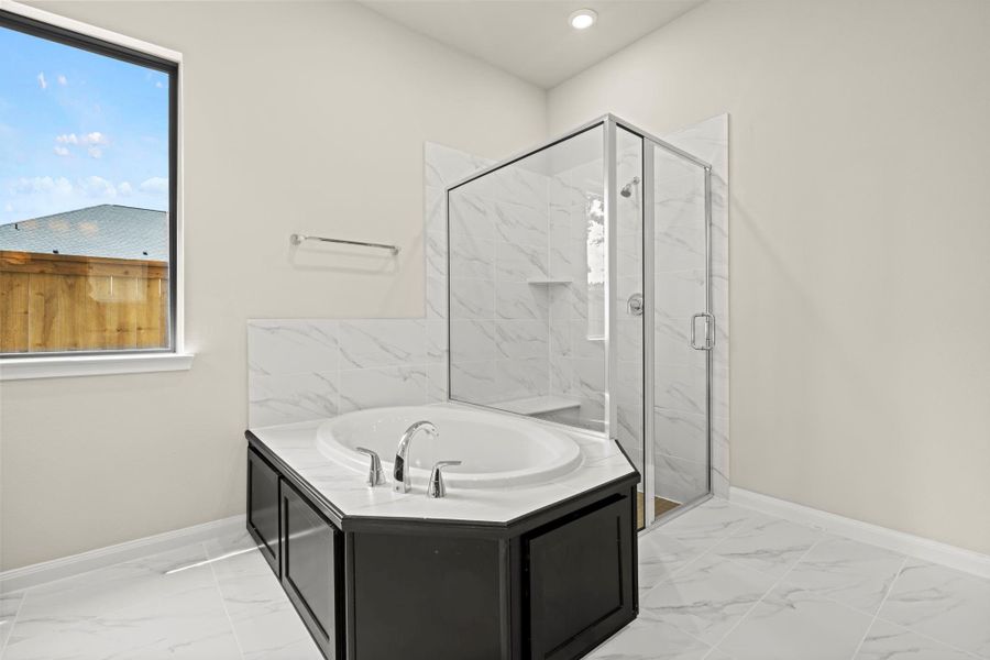 Furnished interior view inside a new home in The Highlands, Porter (Image 14).