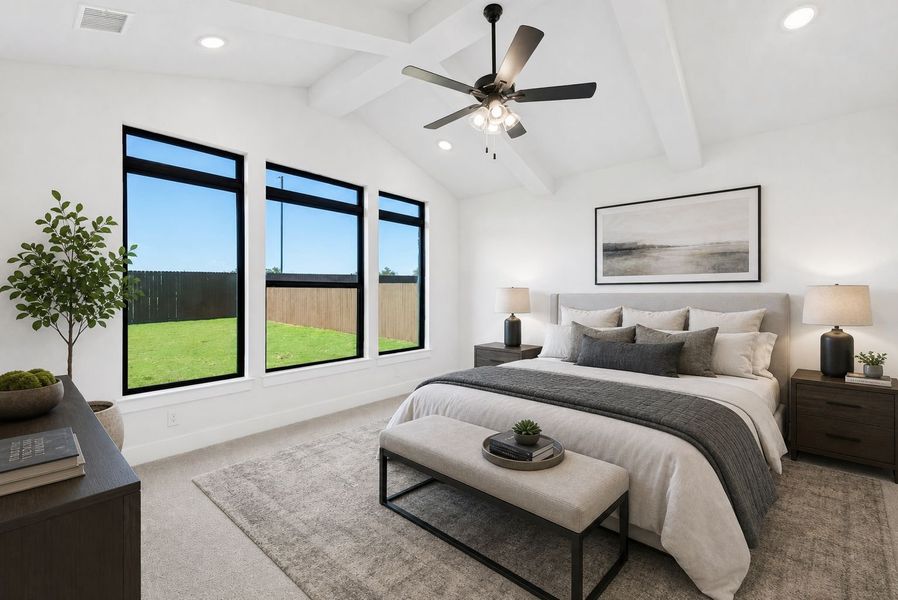 Furnished interior view inside a new home in Riverstone, Georgetown (Image 10).