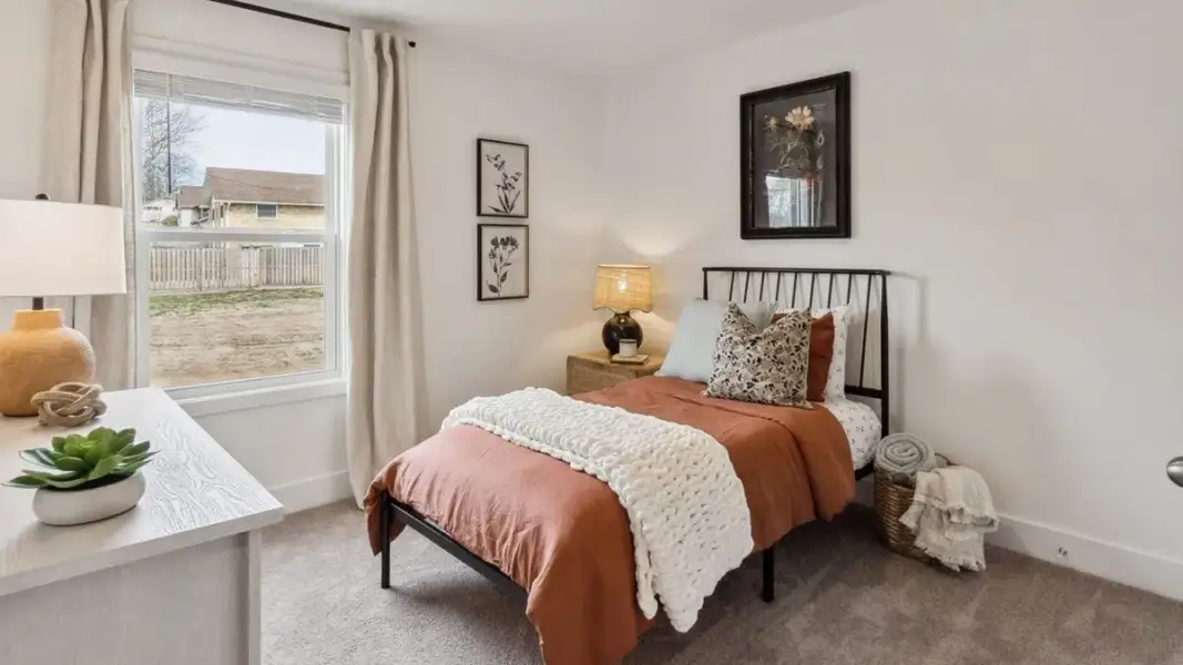 Representative furnished interior of a home built from the Altamont Townhome by D.R. Horton in Oak Vista, Knoxville (Image 12).