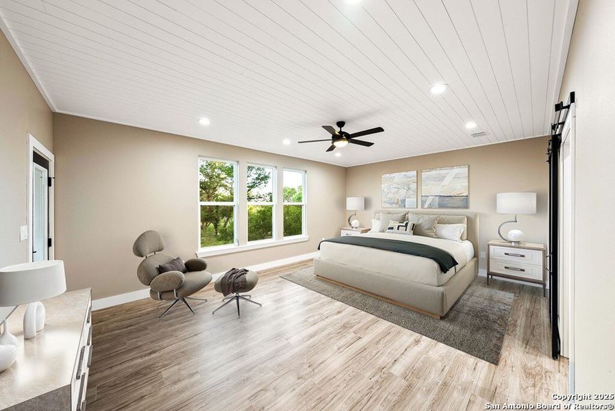 Furnished interior view inside a new home in , Kerrville (Image 39).