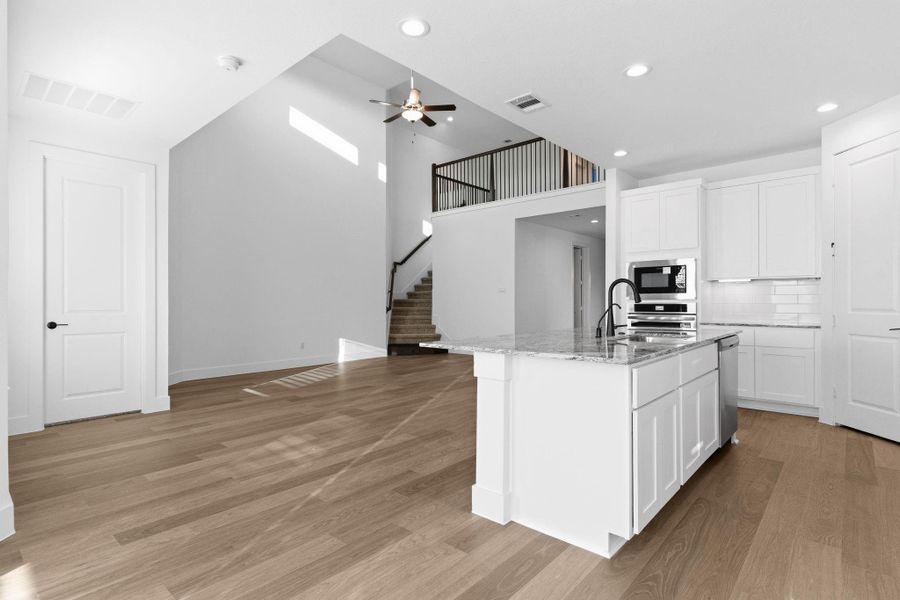 Furnished interior view inside a new home in , League City (Image 9).