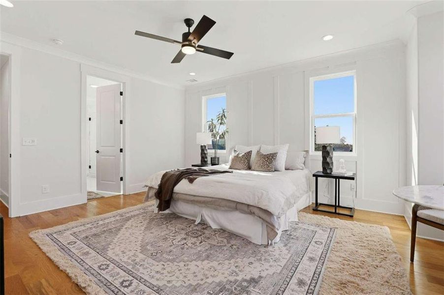 Furnished interior view inside a new home in , Newnan (Image 45).