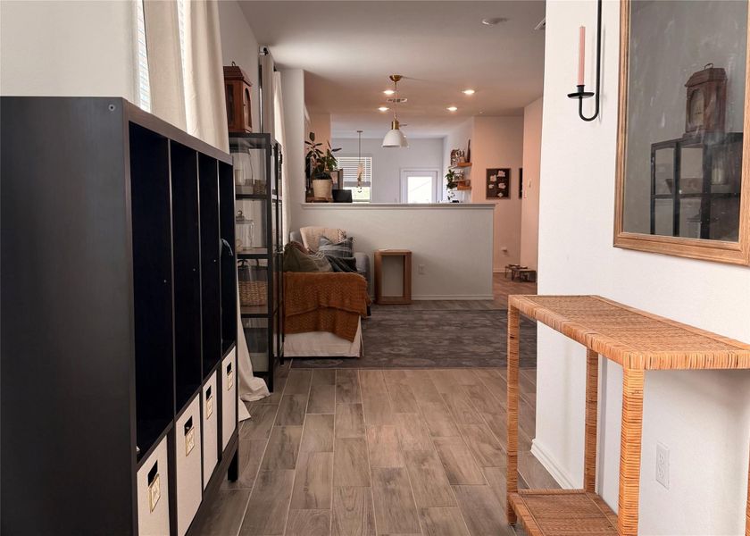 Furnished interior view inside a new home in Santa Rita Ranch, Liberty Hill (Image 13). Furnished interior view inside a new home in Santa Rita Ranch, Liberty Hill (Image 13).