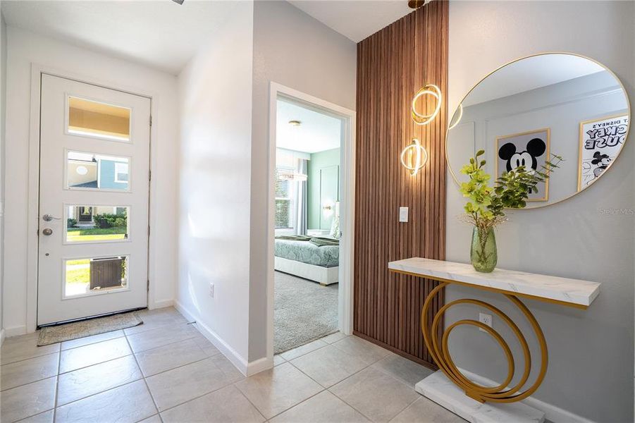 Furnished interior view inside a new home in , Kissimmee (Image 61).