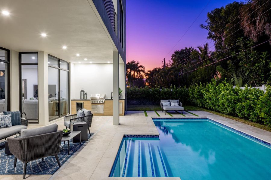 Exterior details and patio area of a home in , Boca Raton (Image 36).