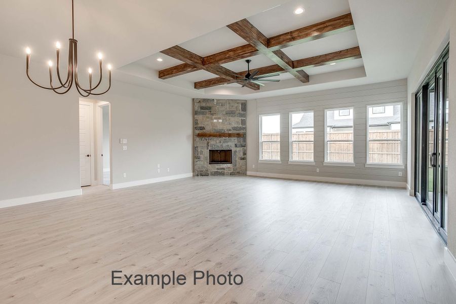 Representative unfurnished interior of a home built from the The Conroe by Kenmark Homes in LeTara, Haslet (Image 13).