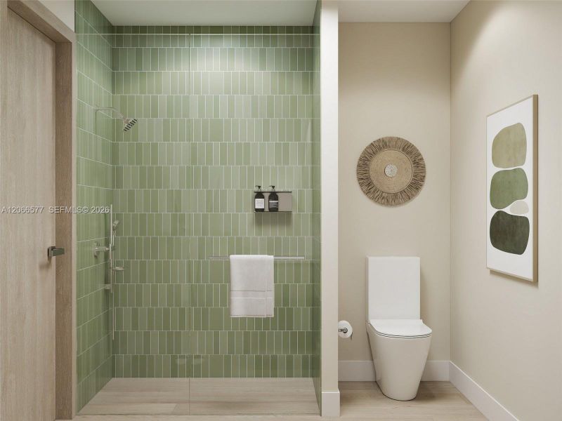 Furnished interior view inside a new home in , Miami (Image 4).