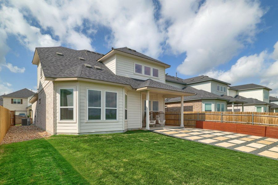 Exterior details and patio area of a home in , Austin (Image 26).