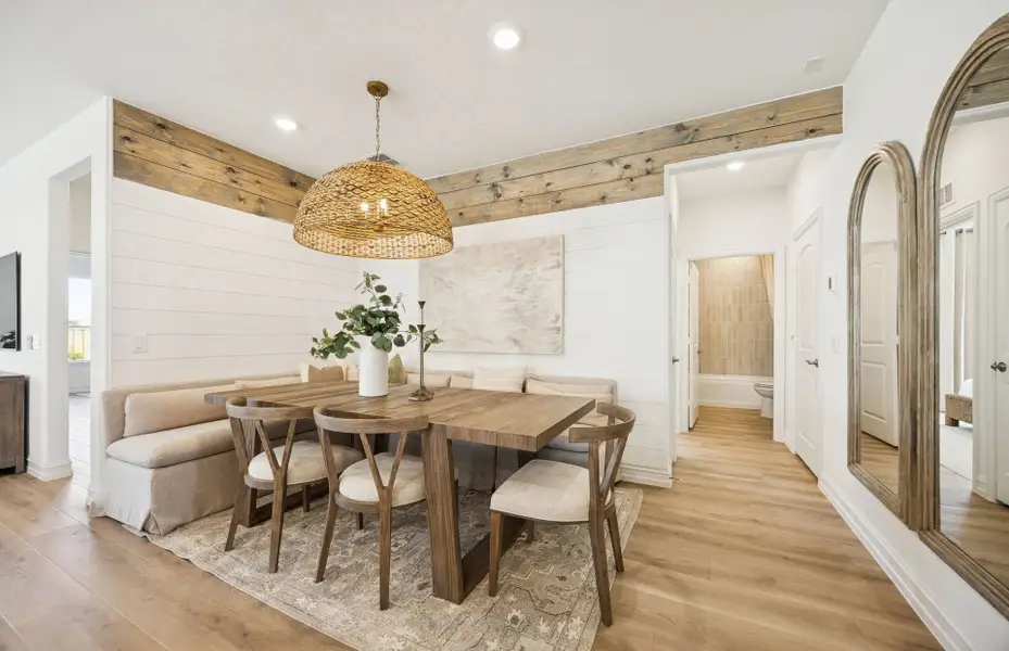 Furnished interior view inside a new home in Del Webb at Trinity Falls, McKinney (Image 12).