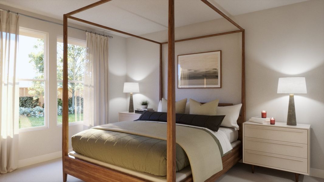 Representative furnished interior of a home built from the 4015 by Risewell Homes in Parkton Square, Kyle (Image 10).