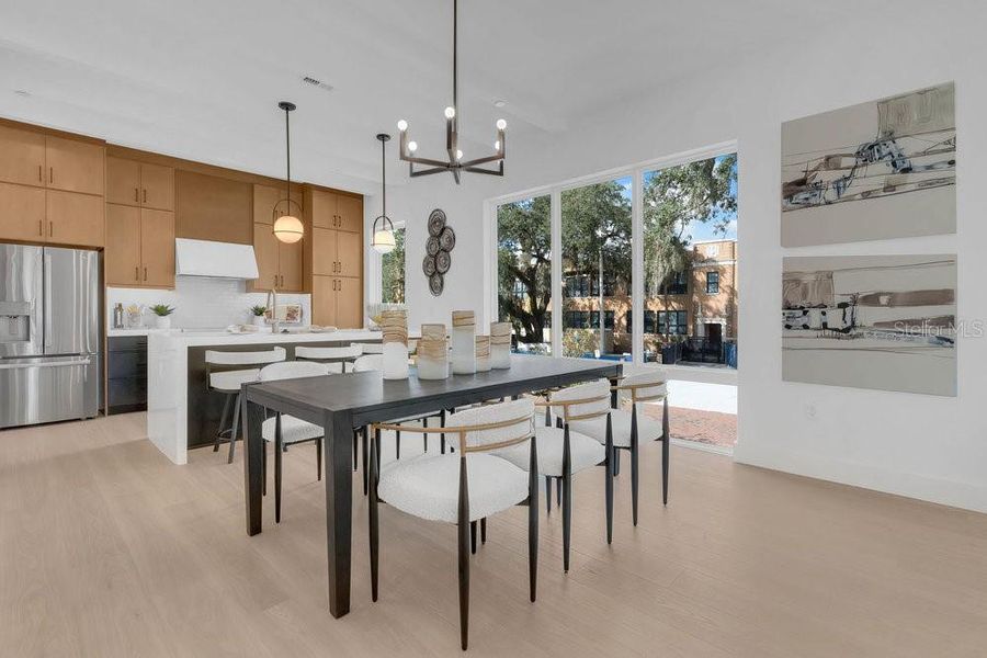 Furnished interior view inside a new home in , Orlando (Image 6).
