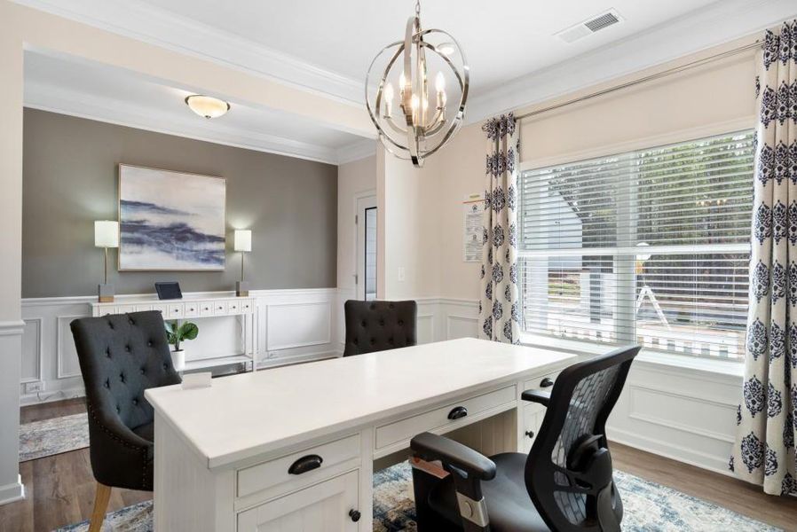 Furnished interior view inside a new home in Jones Ridge, Dallas (Image 6). Furnished interior view inside a new home in Jones Ridge, Dallas (Image 6).