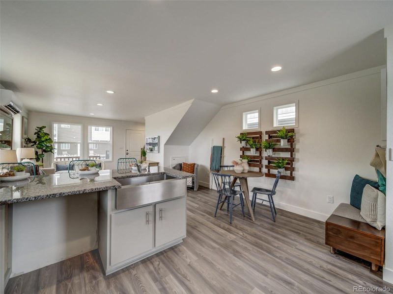 Furnished interior view inside a new home in , Commerce City (Image 6). Furnished interior view inside a new home in , Commerce City (Image 6).