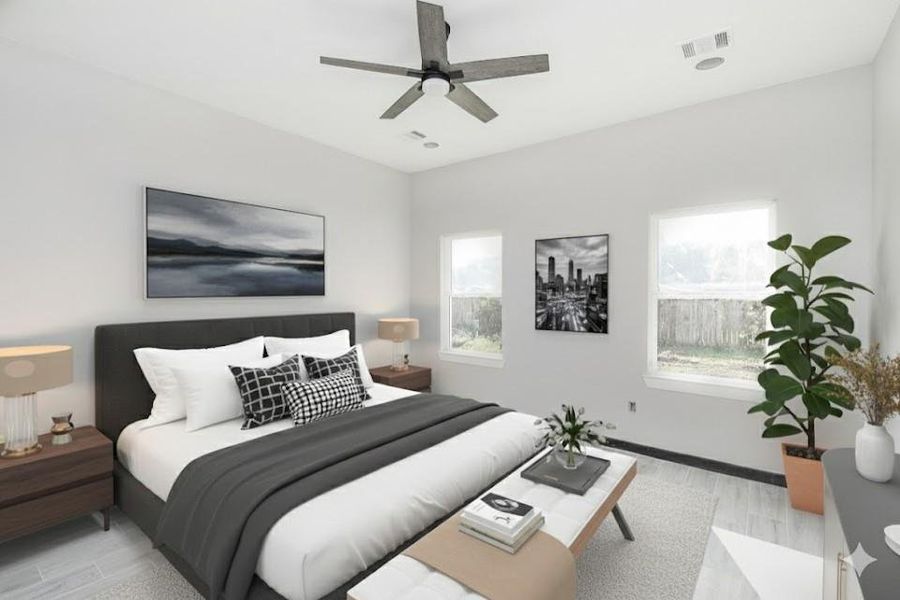 Furnished interior view inside a new home in , Sweeny (Image 8). Furnished interior view inside a new home in , Sweeny (Image 8).