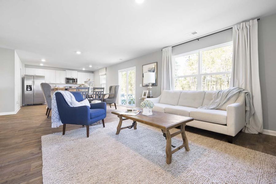 Representative furnished interior of a home built from the GALEN by D.R. Horton in The Pines at New Hampstead, Savannah (Image 25).