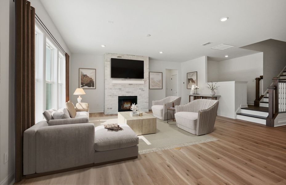 Furnished interior view inside a new home in Kinsdale, Lancaster (Image 30).