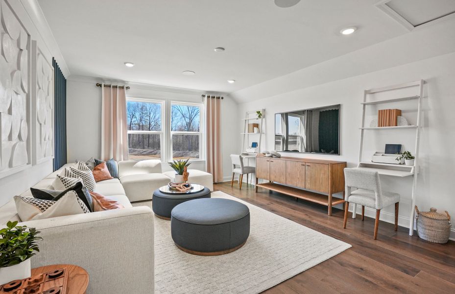 Furnished interior view inside a new home in Kinsdale, Lancaster (Image 12).