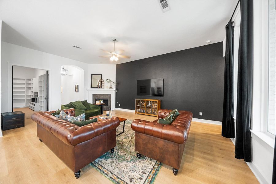 Take a look at the Accent Wall!!