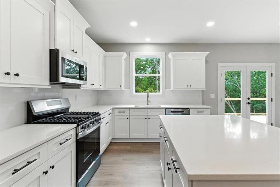 Furnished interior view inside a new home in , Cartersville (Image 10). Furnished interior view inside a new home in , Cartersville (Image 10).