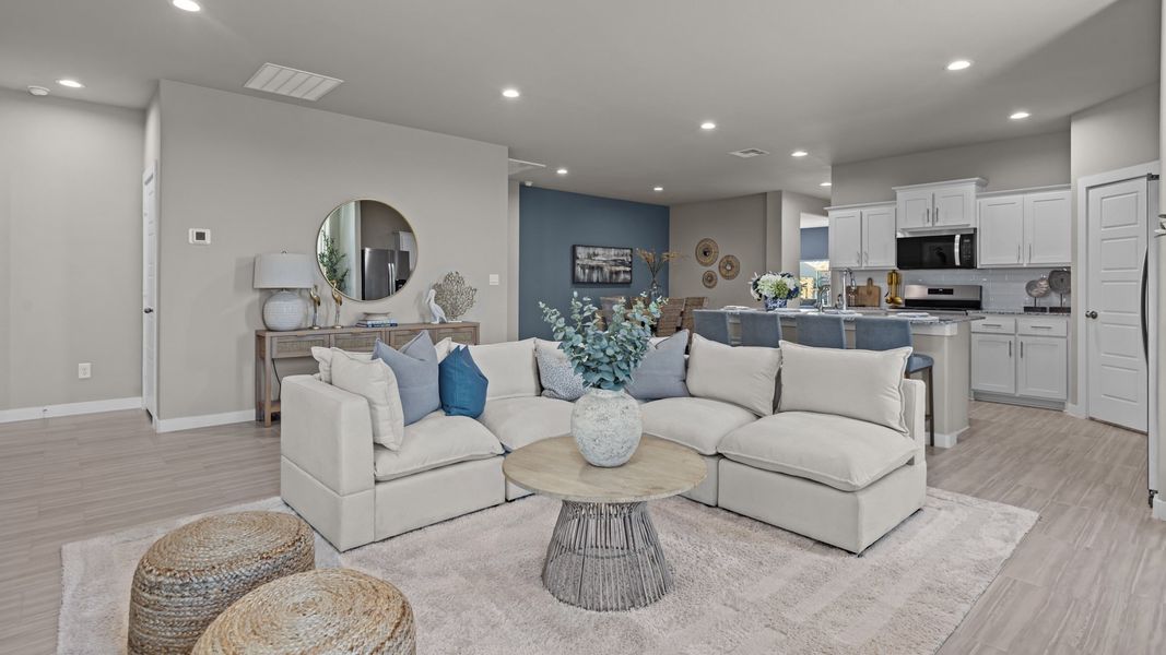 Representative furnished interior of a home built from the Lexington by D.R. Horton in Legacy South, Midland (Image 10). Representative furnished interior of a home built from the Lexington by D.R. Horton in Legacy South, Midland (Image 10).