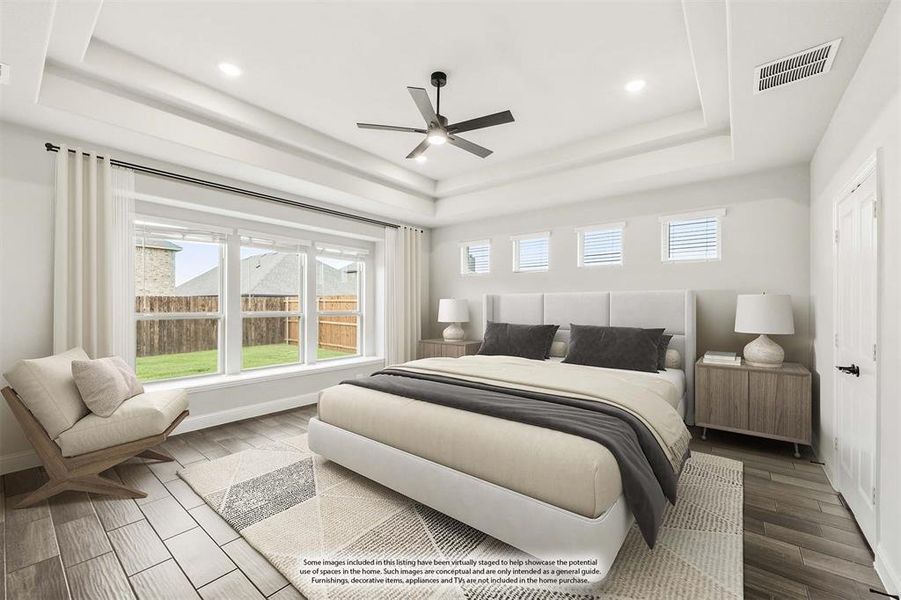 Furnished interior view inside a new home in Georgetown at Kings Fort 60s, Kaufman (Image 14).