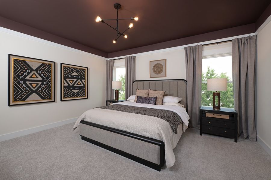 Representative furnished interior of a home built from the Knox by Ashton Woods in Rowland's Grant, Fuquay Varina (Image 8).