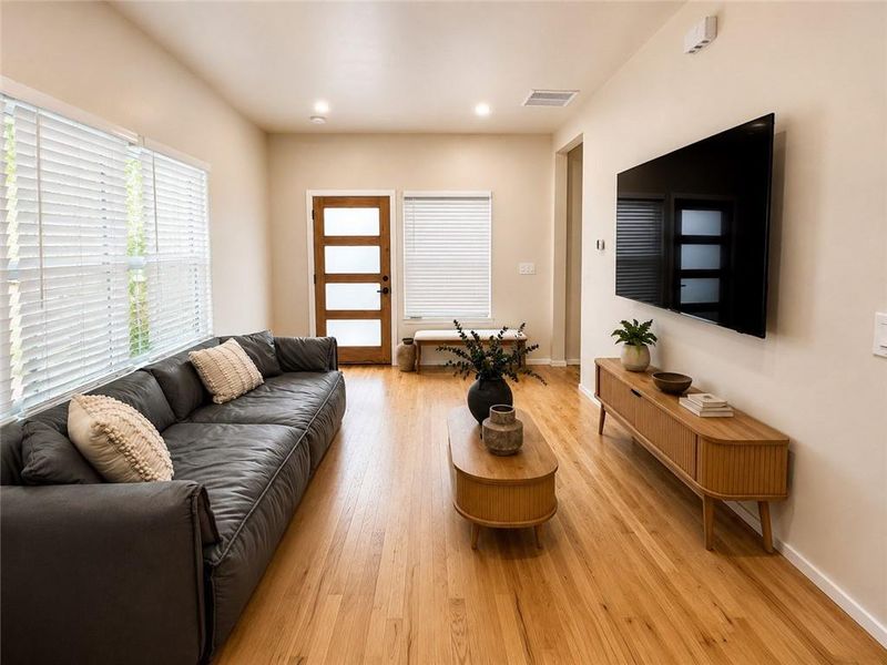 Furnished interior view inside a new home in , Atlanta (Image 10). Furnished interior view inside a new home in , Atlanta (Image 10).