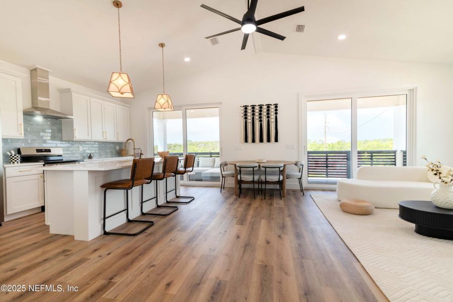 Furnished interior view inside a new home in , St. Augustine (Image 16). Furnished interior view inside a new home in , St. Augustine (Image 16).