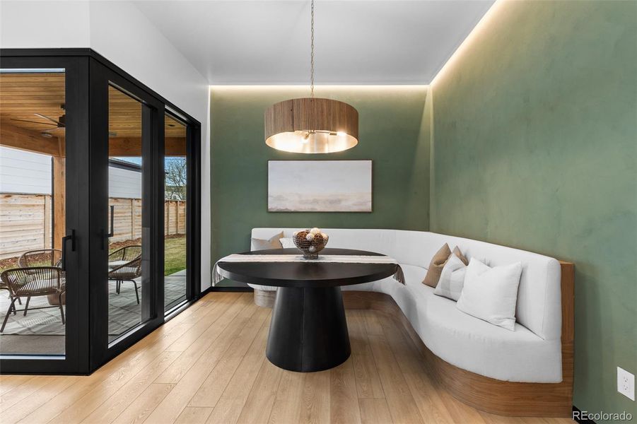 Furnished interior view inside a new home in , Denver (Image 7).