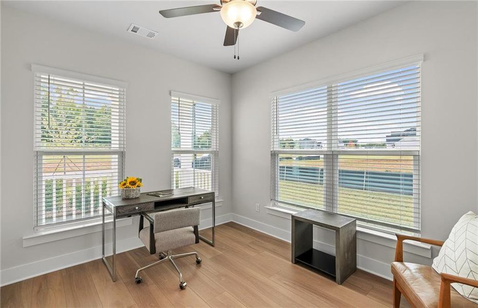Furnished interior view inside a new home in Creekside at Skelton, Jefferson (Image 16).