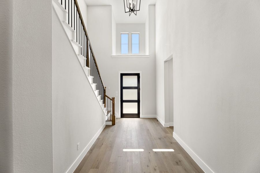 Representative unfurnished interior of a home built from the 5062 by Tradition Homes in Mosaic – 70′ Lots, Prosper (Image 14).