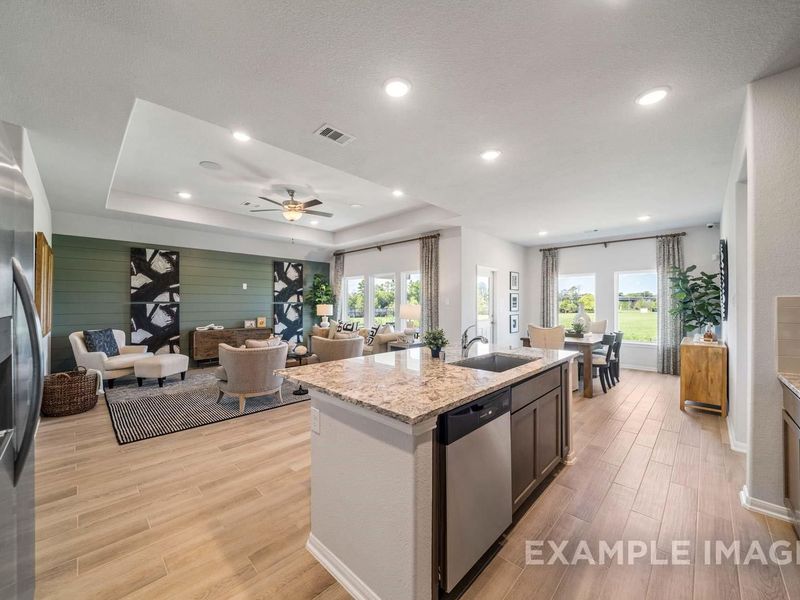 Furnished interior view inside a new home in Lago Mar, Texas City (Image 12).