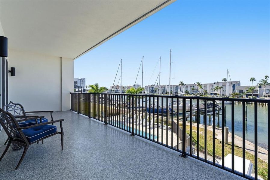 Exterior details and patio area of a home in Residences at Town Center, Madeira Beach (Image 26).