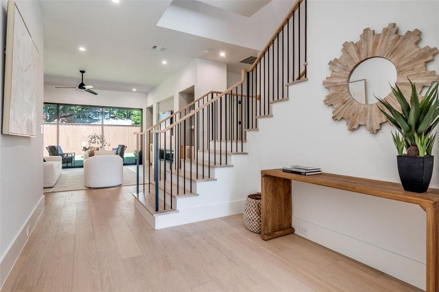 Furnished interior view inside a new home in , Dallas (Image 6).