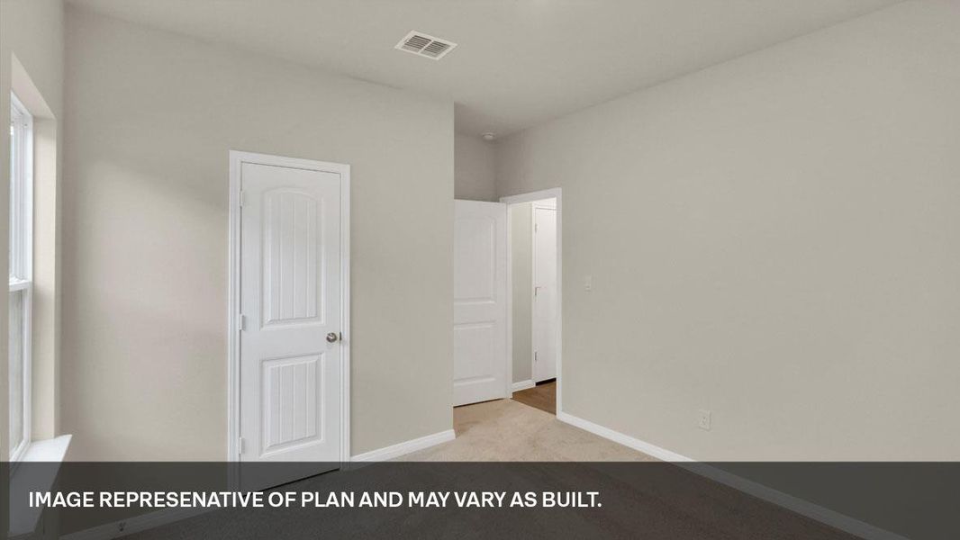 Spacious, unfurnished interior of a new home in Prairie Lakes, Buda (Image 15).