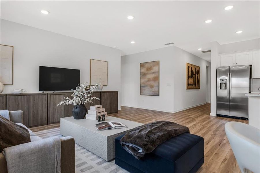 Furnished interior view inside a new home in Three Rivers, Rome (Image 11).