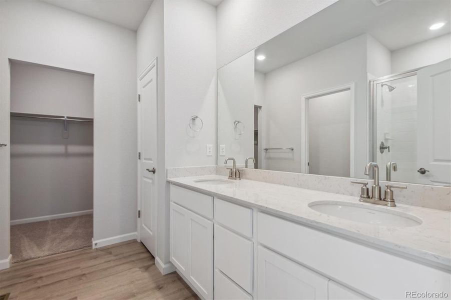 Furnished interior view inside a new home in Floret Collection at Parkdale Commons, Lafayette (Image 7).