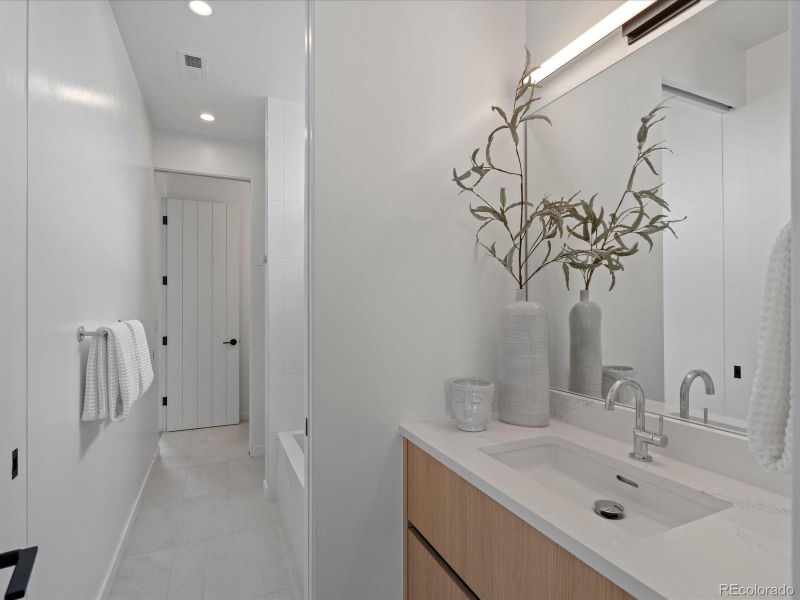 Furnished interior view inside a new home in , Denver (Image 15).