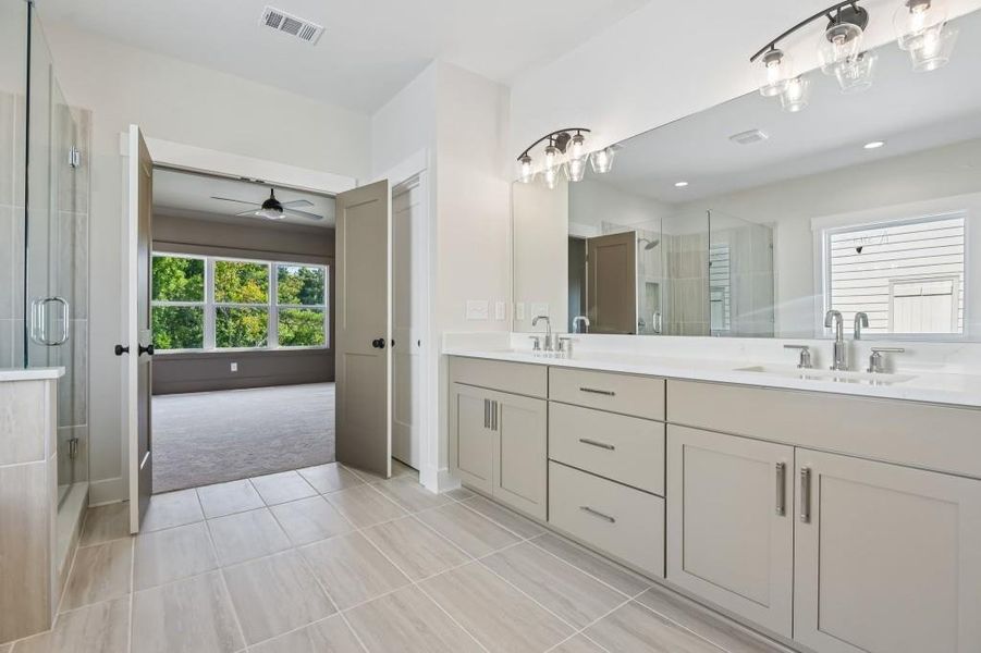Furnished interior view inside a new home in Hillshire, Cumming (Image 14).