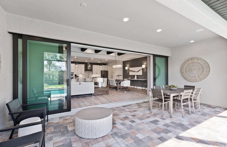 Representative furnished interior of a home built from the Stardom by DiVosta in Avondale at Avenir, Palm Beach Gardens (Image 30).